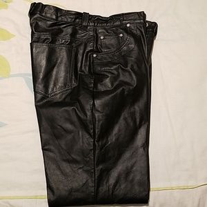 Women's leather pants